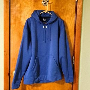 Under Armour Men's Hooded Sweatshirt. Blue, Size L